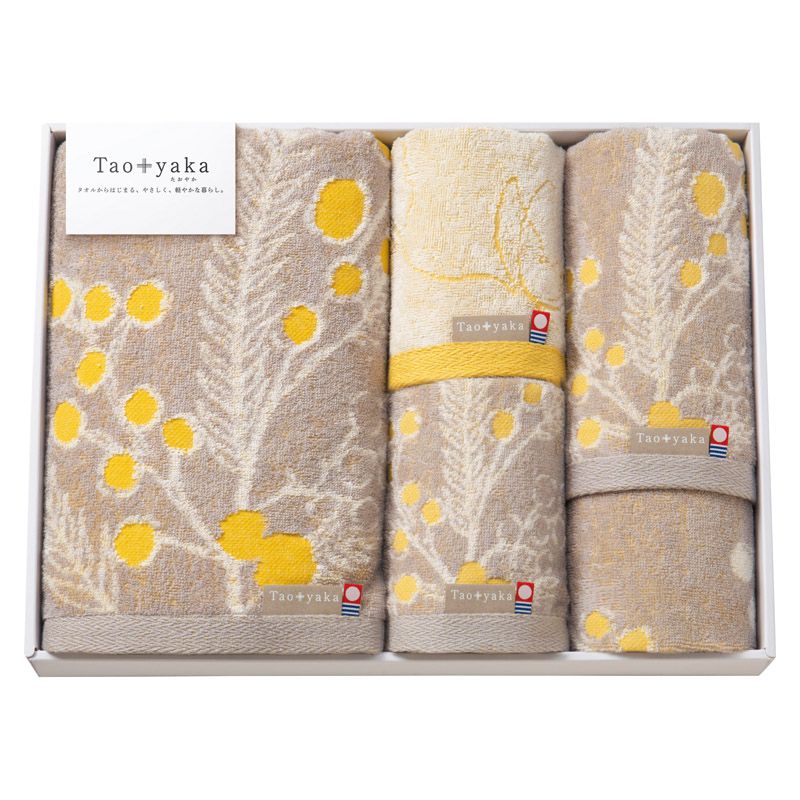 Taoyaka ミモザ タオルセット