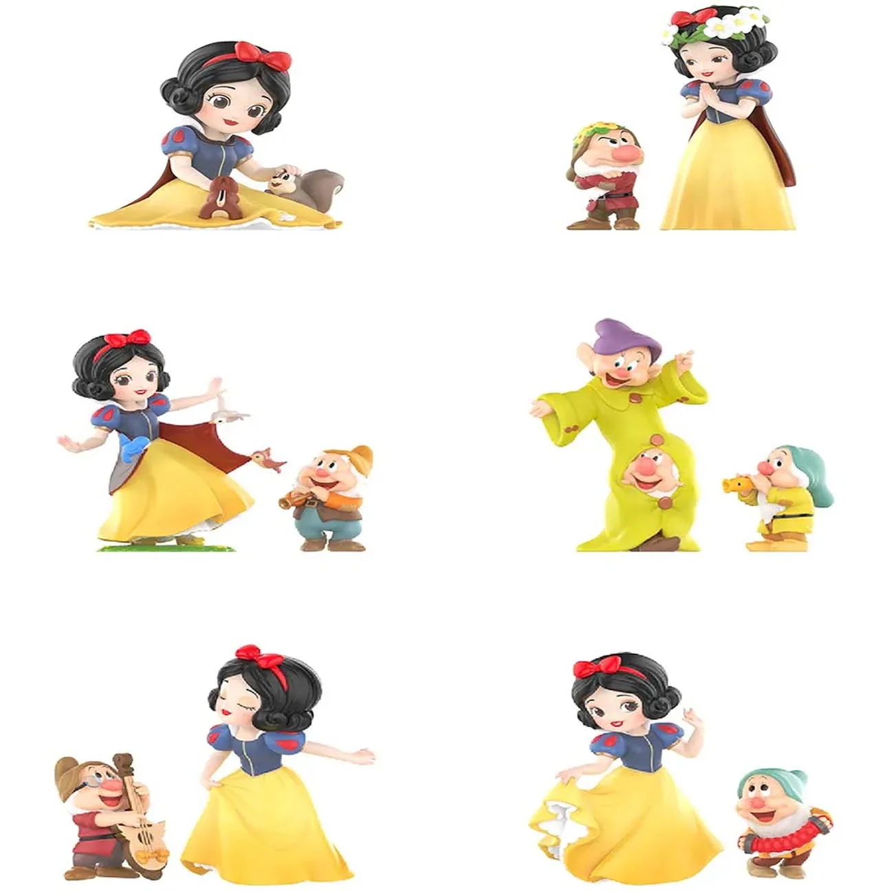 公式正規品POPMART ディズニー 白雪姫 クラシックシリーズ ガチャポン ブラインドボックス かわいいギフトオーナメント