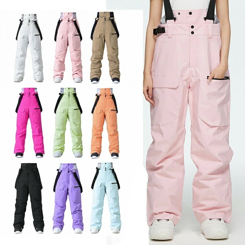 『目玉新商品』 スノボパンツ スノーボードウェア ビブパンツ 単品 スキーウェア スノボウェア レディース メンズ ボトムス ゆったり ズボン スノーボードパンツ