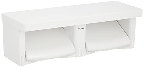 色：ホワイト TOTO 二連紙巻器 棚付き(木質) YH600FMR #NW1 ホワイト