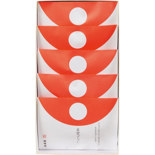 坂根屋 紅白餅入り出雲ぜんざい（5個）