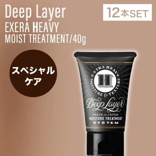 【12個】B-ex ディープレイヤー H 40g(Deep Layer ディープレイヤー トリートメント 美容室 サロン専売 ダメージケア 毛髪 補修 保湿 ヒアルロン酸 ボリューム 頭皮ケア )