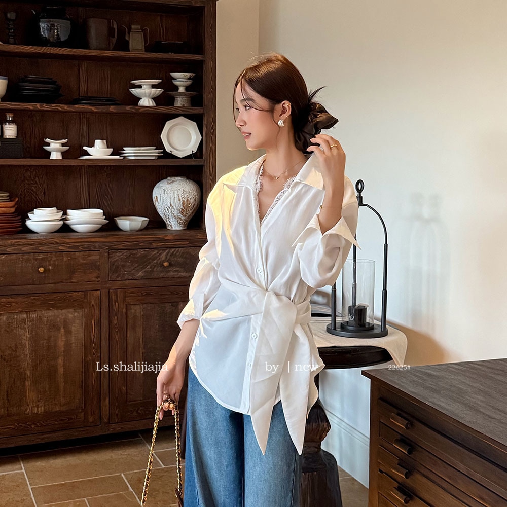 ミニマルファッションシャツトップス早秋新作レディース