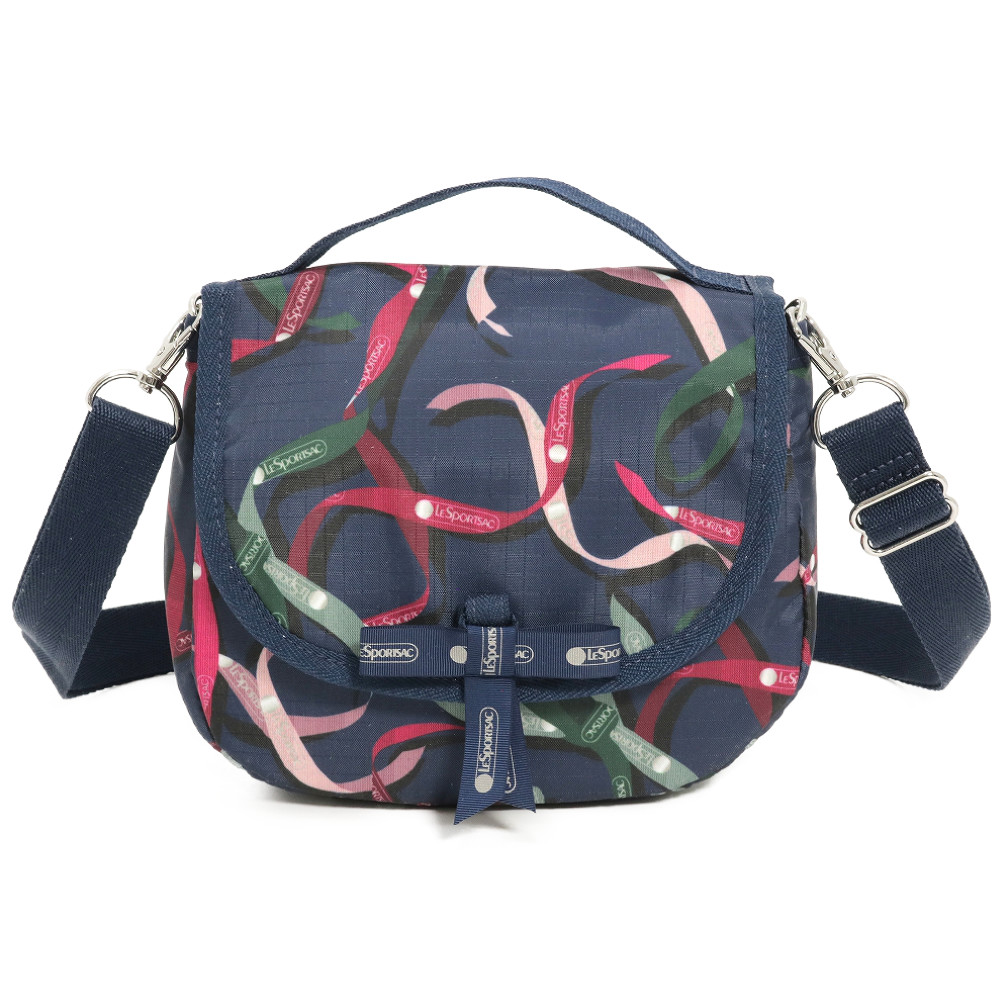 LeSportsac レスポートサック ポシェット 3632 BOW LENNOX CROSSBODY F806 RIBBONS NAVY [並行輸入商品]