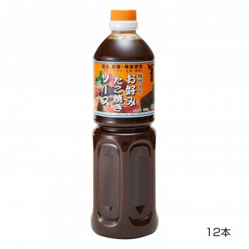 和泉食品 タカワお好みたこ焼きソース（濃厚） 甘口 1000ml（12本）