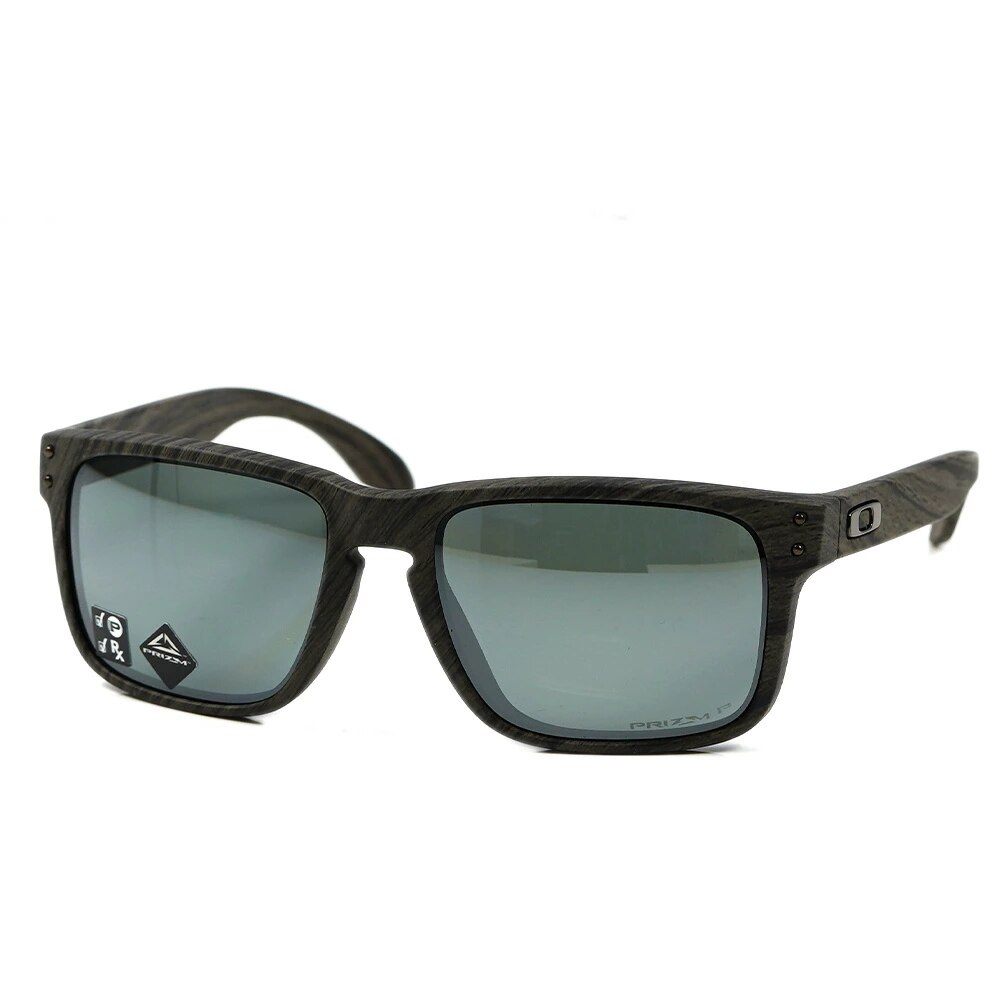 オークリー サングラス ホルブルック 偏光レンズ アジアンフィット WOOD GRAIN PRIZM BLACK POLARIZED OAKLEY 0OO9244 4556 サイズ56 OO9244