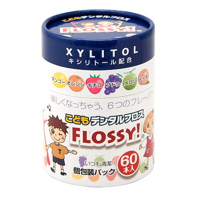 他サイト： こどもデンタルフロスフロッシー 60本入りの商品画像