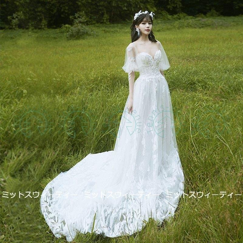 ウェディングドレス 二次会 リゾートドレス 結婚式 ブライダル 前撮り 海外挙式 刺繍 花嫁 フォト