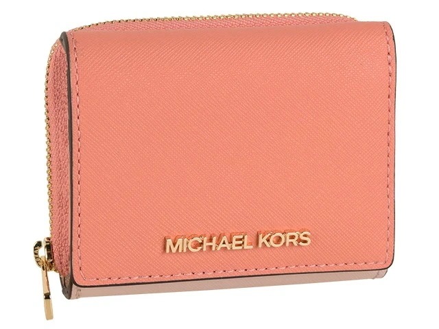 マイケルコース MICHAEL KORS 財布 レディース 三つ折り財布 ピンク系 アウトレット d35f1gtvz5l-shemlt