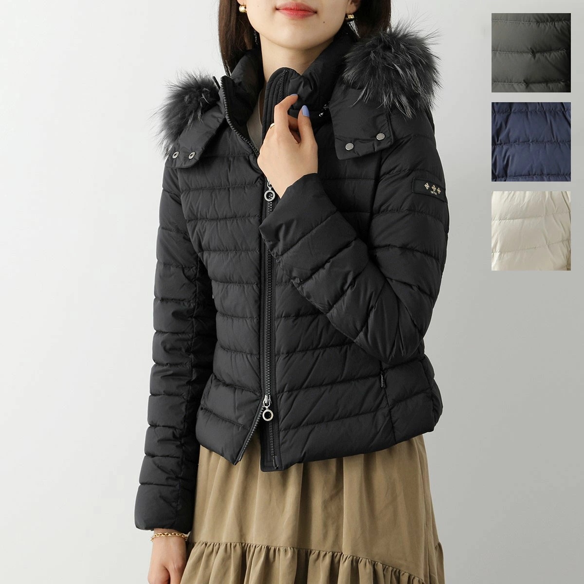 TATRAS タトラス ダウンジャケット VARENA ヴァレナ LJXA0026010248 レディース ラクーンファー フード ウール ナイロン カラー4色