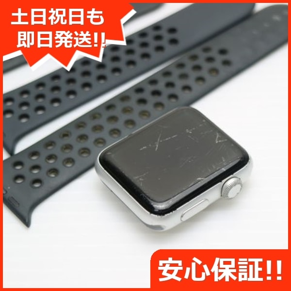 良品Apple Watch series3 42mm GPS シルバー Apple 28