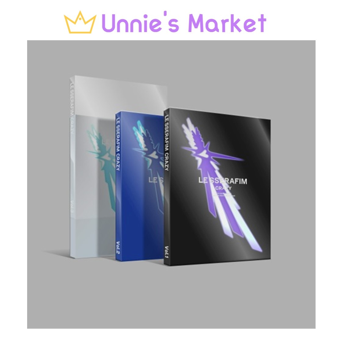 [SET] LE SSERAFIM - CRAZY 4th Mini Album + Free Photocard 1EA(fan-made) 7,308円