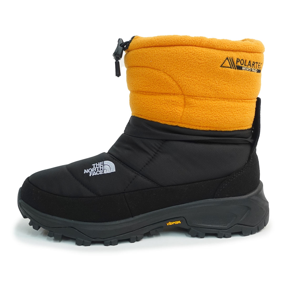 ブーツ デタッチャブル ヌプシ ブーティ ポーラテック NF52478 SK サミットゴールド×TNFブラック POLARTEC