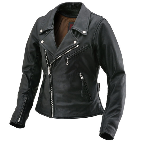 D17818 ダブルライダースジャケット DL-003 WLサイズ(レディース) ブラック バイク用 レザー ジャケット