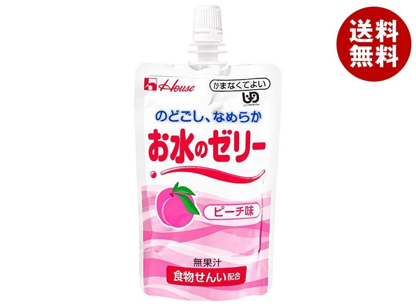 ハウス食品 お水のゼリー ピーチ味 120g×40本入×(2ケース)
