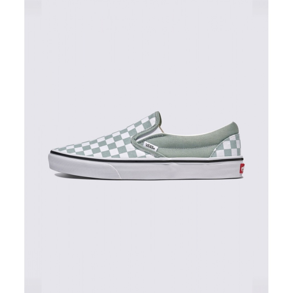 VANS クラシック スリッポン チェッカーボード ピュアグレー VN000D5PEPO1