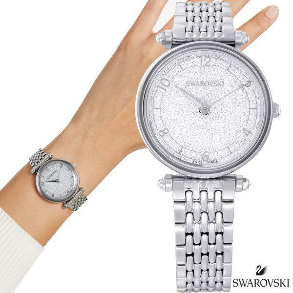 国内当日発送 時計 SWAROVSKI 5656929 Crystalline Wonder 女性用メタル時計