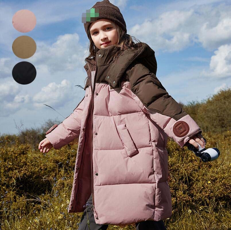 【最安値挑戦】ジャケット フード付き ダウンコート 子供服 中綿 キッズコート ダウンジャケット ベビー服 中綿コート 秋冬 防寒コート キッズダウンコート ロング丈 厚手 女の子 男の子 通園 通学