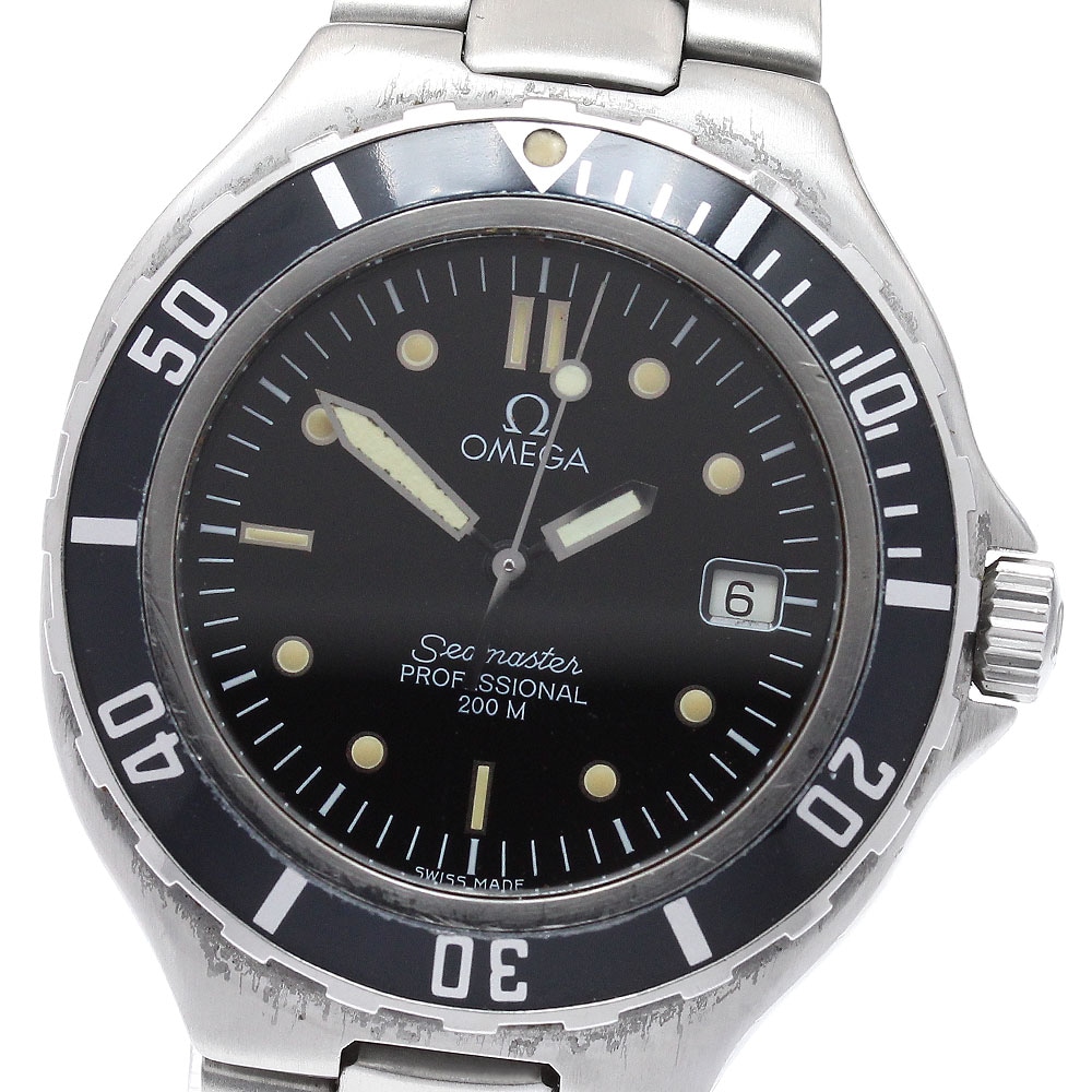 オメガ OMEGA 2850.50 シーマスター プロフェッショナル 200M デイト クォーツ メンズ _960146【中古】