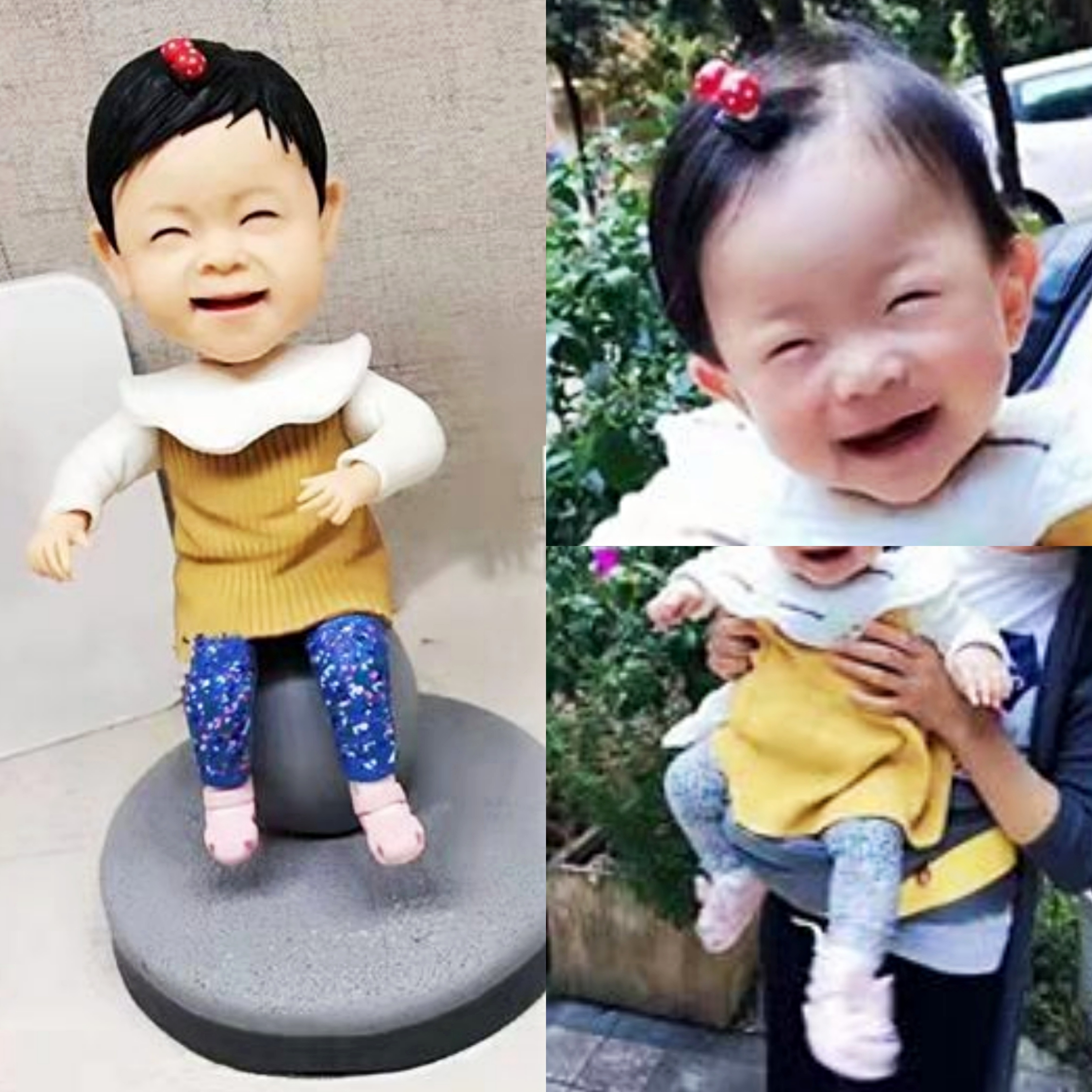 【オーダーメイド】3D肖像画 似顔絵 写真 人形 フィギュア 誕生日 ベビー 赤ちゃん キッズ 子供 幼児 出産祝い