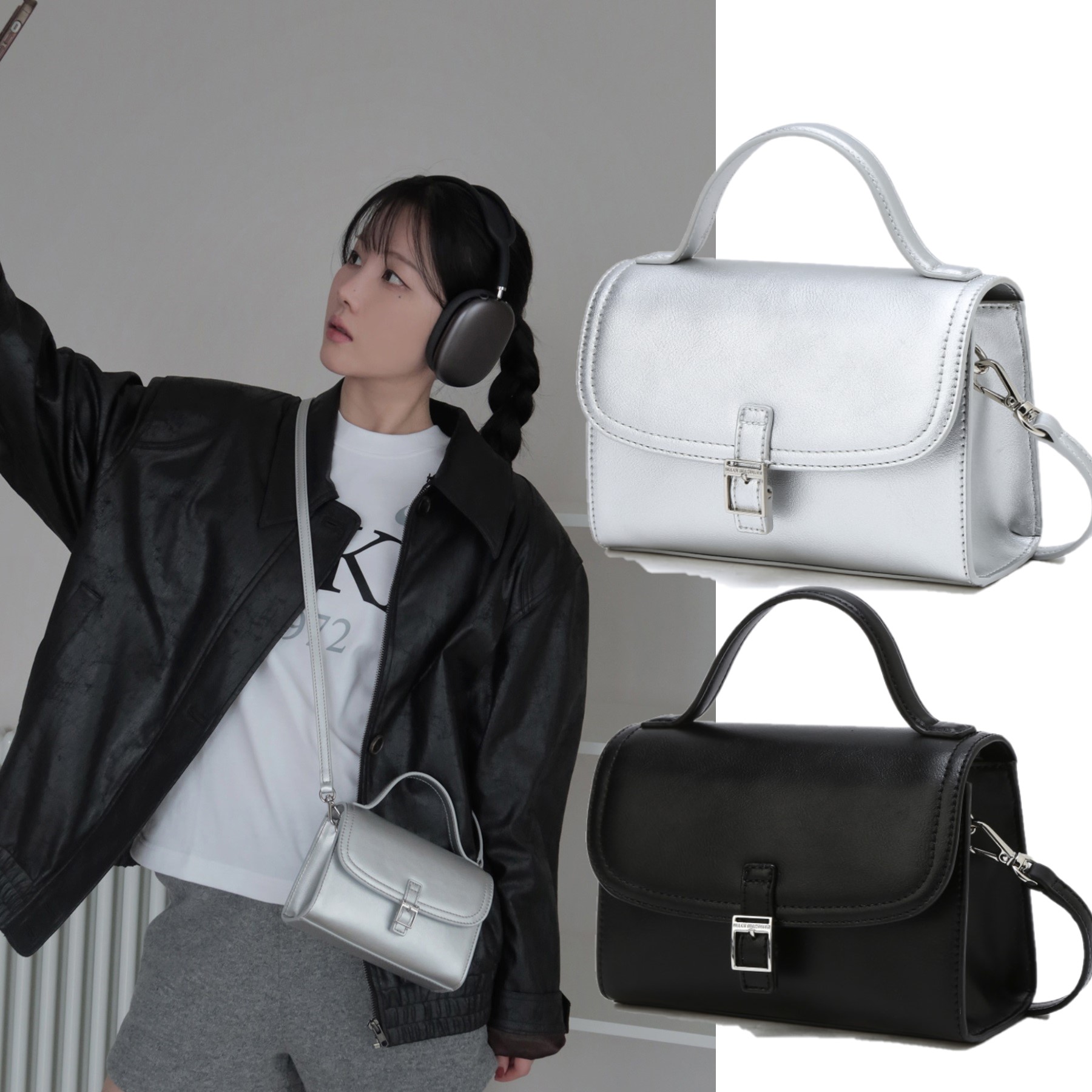 [JILLSTUART]韓国ファッション[ジョイ]ミニトートバッグ - 2color 13,200円