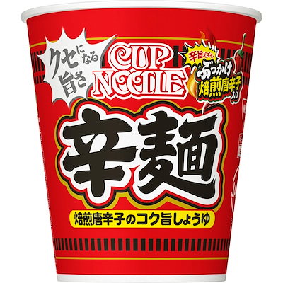 他サイト： カップヌードル 辛麺 [ぶっかけ焙煎唐辛子] 日清食品 カップ麺 82g×20個の商品画像