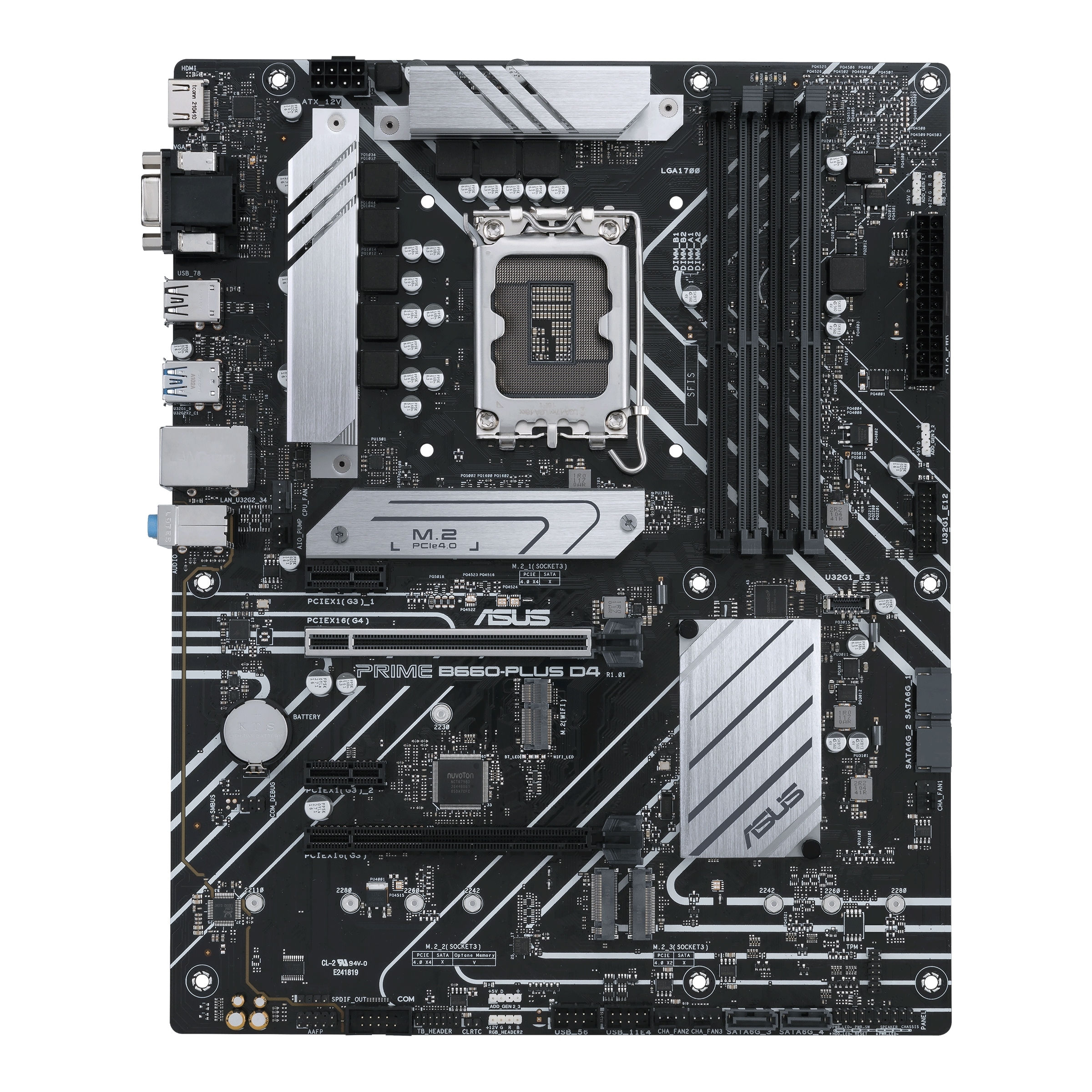 ASUS PRIME B660-PLUS D4 LGA 1700 DDR4 PCIe 4.0 ATX