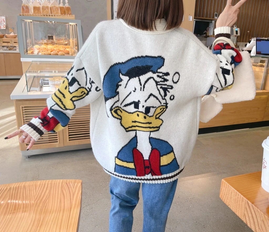 特大ドナルドダック老化防止セータージャケット30パーセント割引