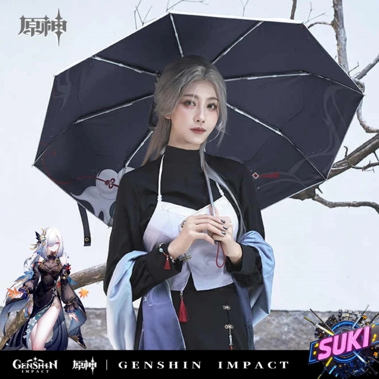 「折りたたみ傘」【プロ品質を極める!】原神 グッズ / 申鶴 インプレッションシリーズ / Genshin Impact Shenhe 申鹤 げんしん コスプレ 5,756円