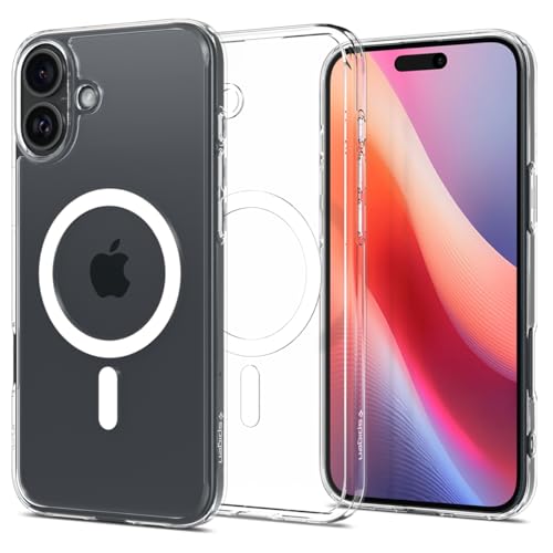 【重さ29gの超軽量】 iPhone 16 ケース クリア MagSafe対応 耐衝撃 薄型 軽量 ストラップホール 黄変防止 米軍MIL規格 透明 エアスキン・ハイブリッド・マグフィット ACS08
