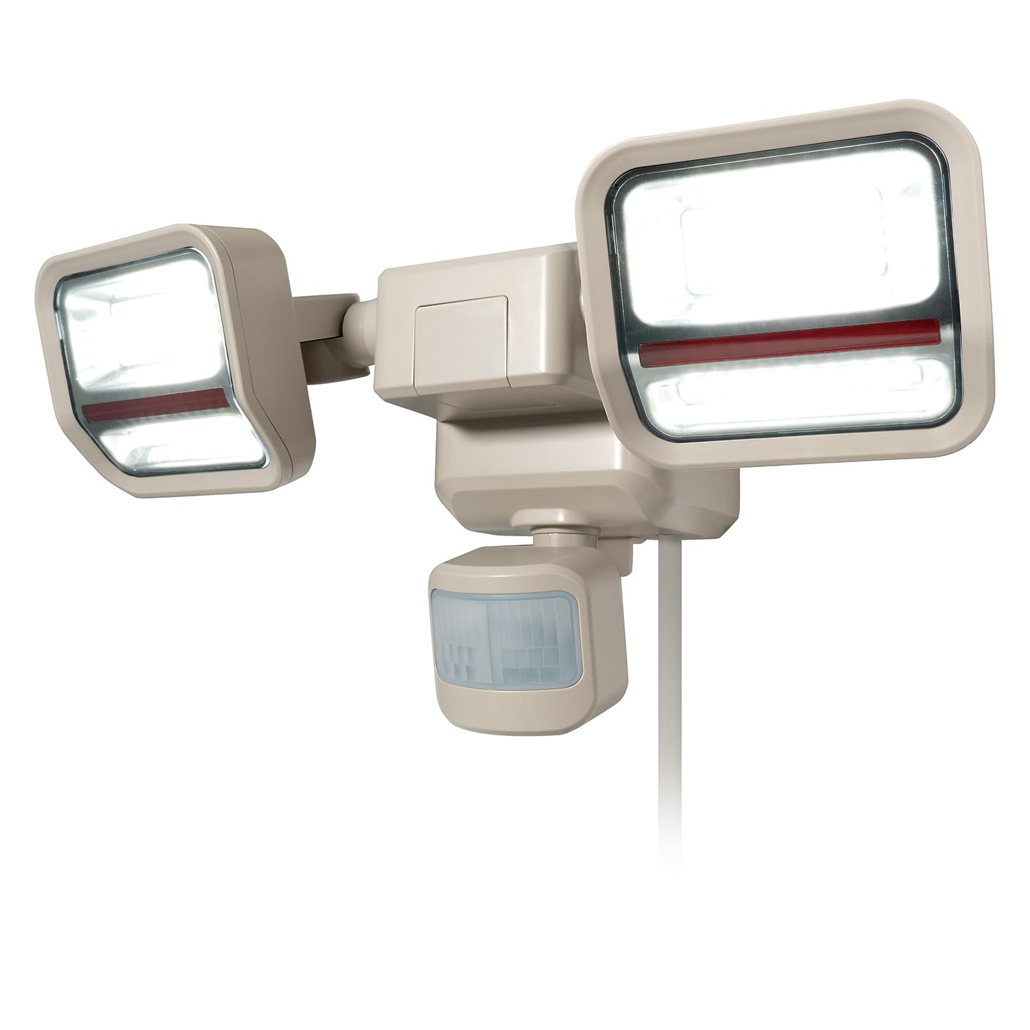 全国送料無料 エルパ(ELPA) 防犯センサーライト 1500ルーメン 2灯 セキュリティ 防犯 二面発光 赤色警告灯 人感センサー 防犯対策 予知防犯 ESL-SS2002AC