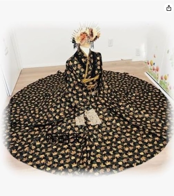 着物ドレス和ゴス 【和風ドレス【秋帳】/コスプレ衣装