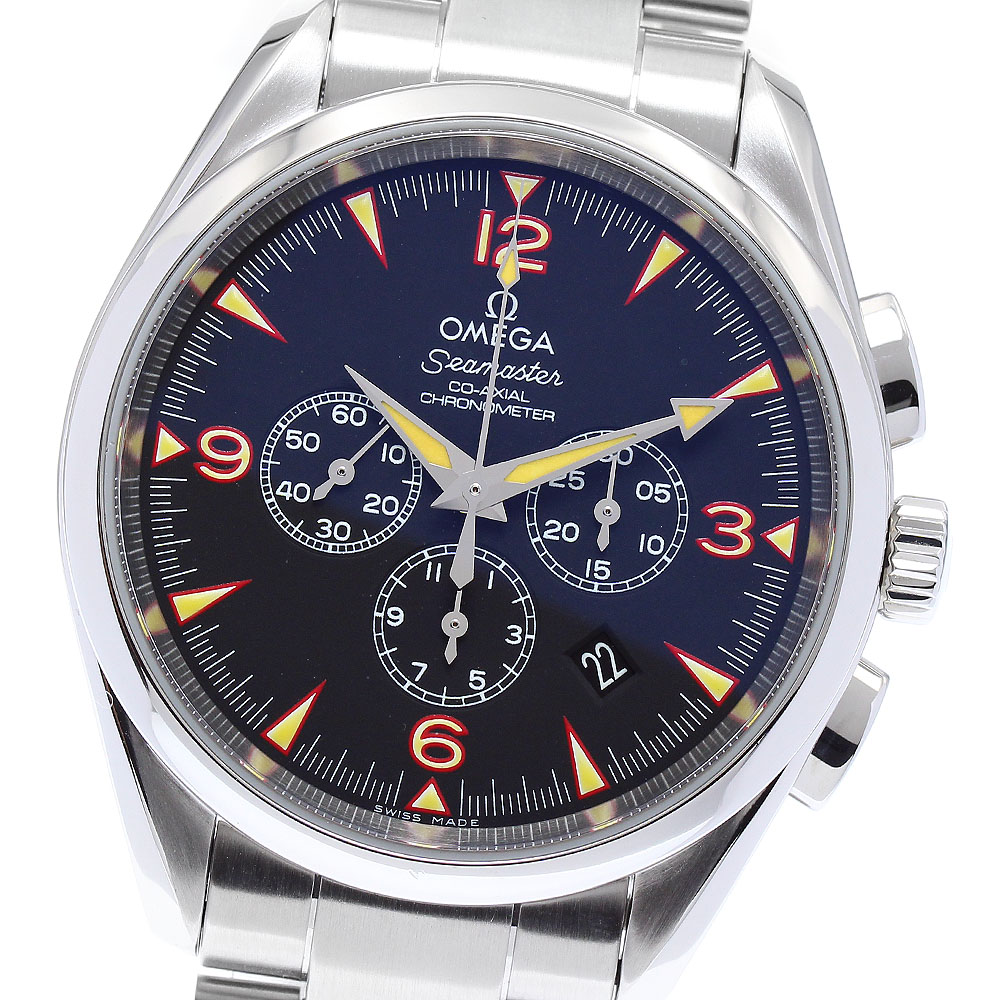 オメガ OMEGA 2512.54 シーマスター アクアテラ クロノグラフ チャイナエクスプロラーズ 世界限定351本 自動巻き メンズ 良品 _890171【中古】