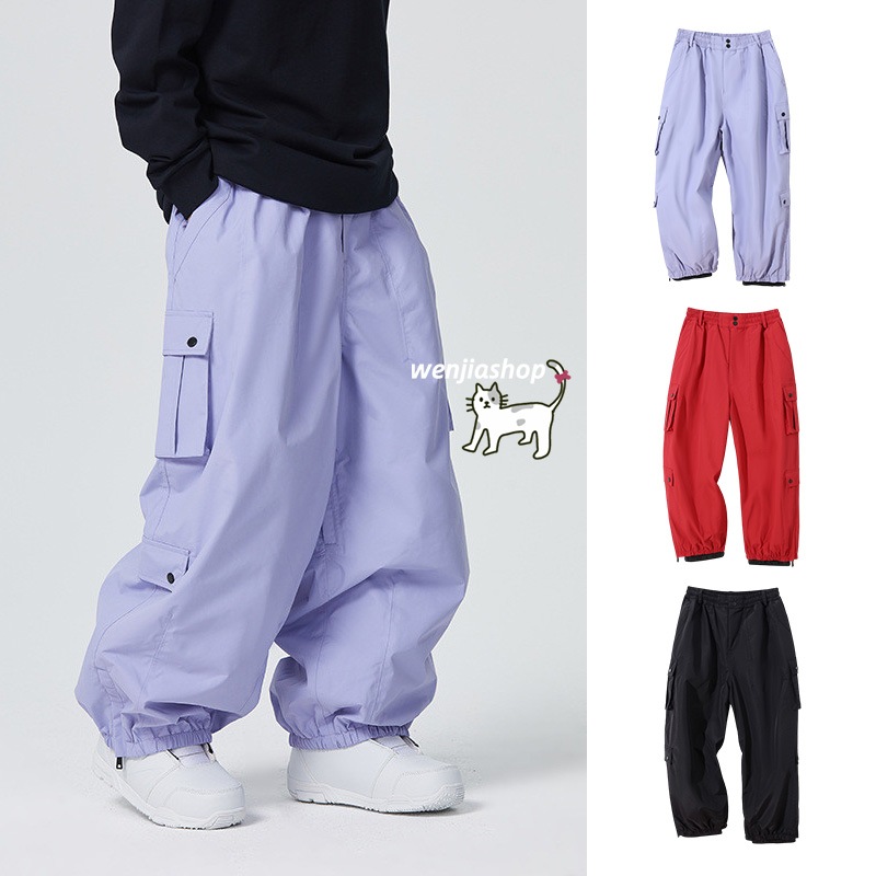 スノーボードウェア カーゴパンツ メンズ レディース 男女兼用 2023 2024新作 3L ズボン ロングパンツ スノボウェア スノーウェア スキーウェア スノボーウェア 韓国風 防風 防水 防寒 9,095円