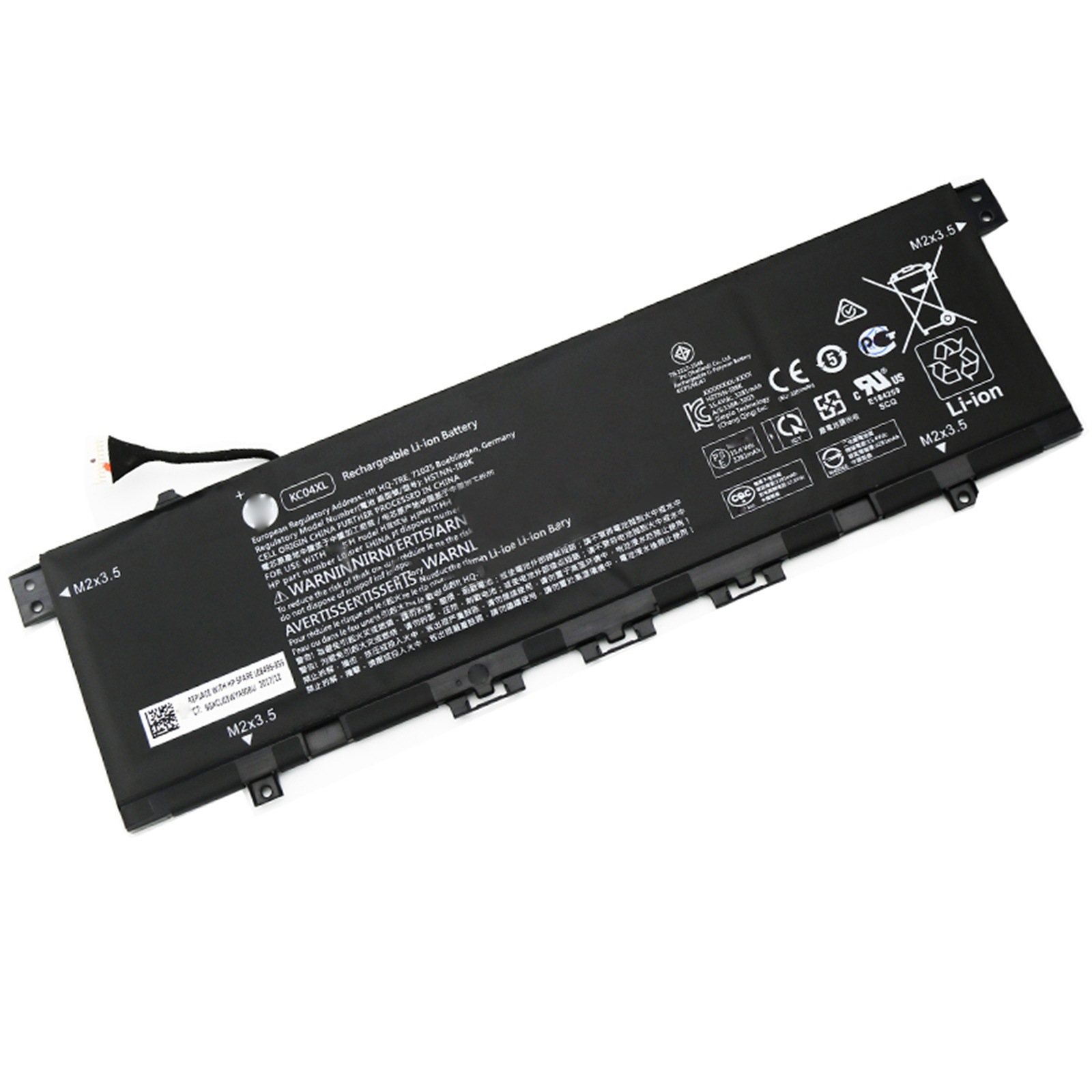 KC04XL 電池・HPノートパソコン互換 ENVY X360 13-ag0007AU TPN-W133 TPN-W136 HSTNN-IB8K HSTNN-DB8P KC04XL 53.2Wh/34