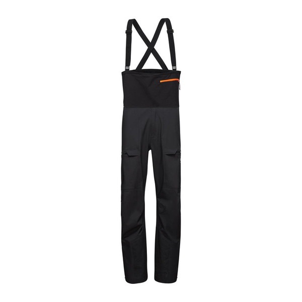 返品交換不可 現品限り処分 マムート MAMMUT ハルディグラット ハードシェル ビブ パンツ short 1020-13441-0001-S メンズ