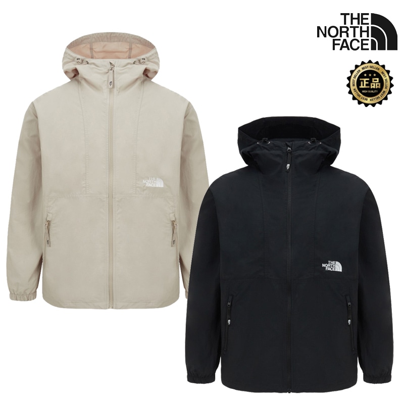 26SS 新作 NJ3BS13 COMPACT EX JACKET ウインドブレーカー フード ジップアップ 撥水 防風 通勤 通学 旅行 タウンユース シンプル レディース 韓国 コーデ提案 デニム