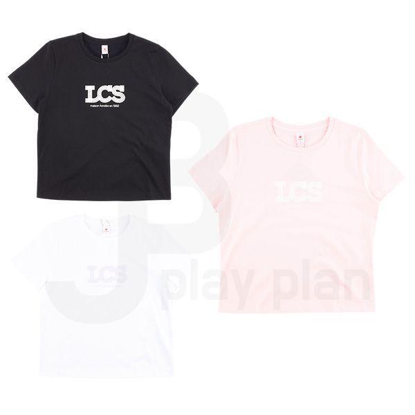 女性レースグラフィックポリスパン半袖Tシャツ QQ122ORS21_P416524914