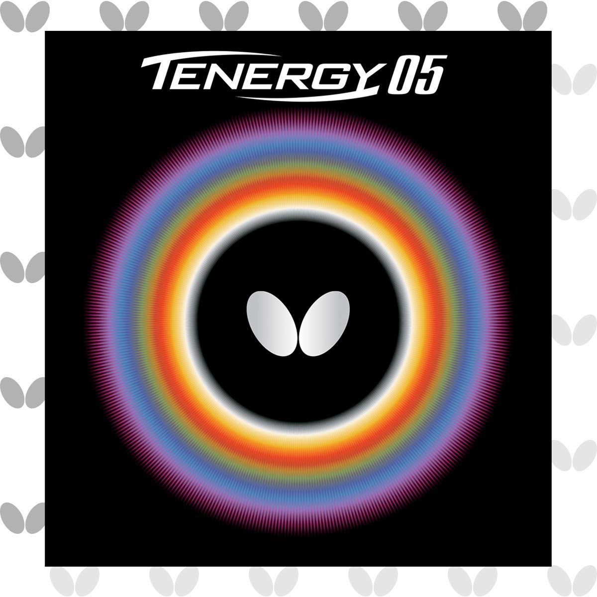 バタフライ(Butterfly) 卓球 ラバー テナジー・05 ハイテンション裏ラバー ブラック(278) 中 05800