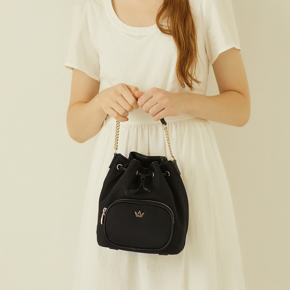 ジャスティナサルビアジョイ SM バケットショルダーバッグ (JHTCHA9AF161BK280)