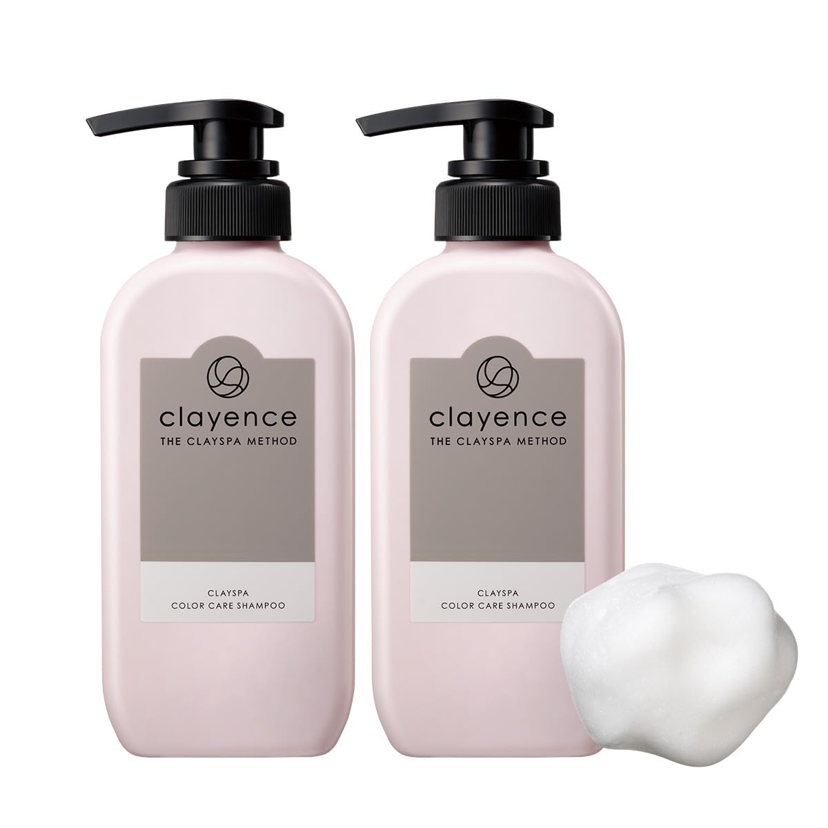 CLAYENCE クレイエンス クレイスパ カラーケアシャンプー 300ml 2点セット やすらぐフルーティー&フローラルの香り 髪・地肌ケア ダメージ補修 カラー維持 無添加