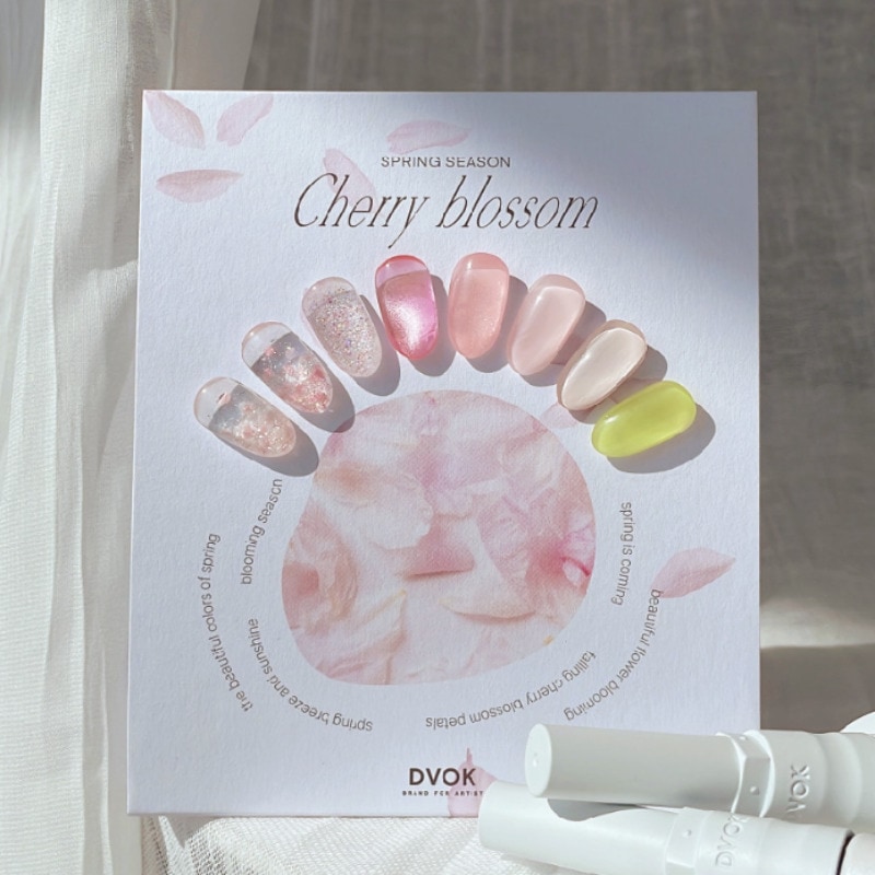 DVOK / Cherry blossom 8 set /Syrup gel / color gel / nail