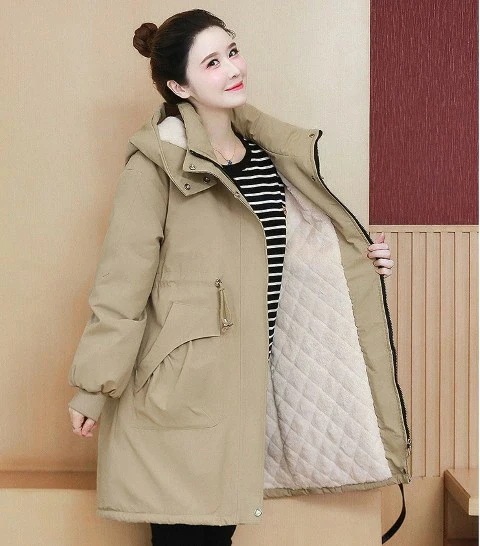 【高品質の製品】 高品質新入 売り切れ注意ミディアム丈コート アウター ジャケット 羽織 長袖 フード付き 無地 シンプル カジュアル お出かけ ゆったり【大きいサイズ レディース ロング ジャケット 7,217円