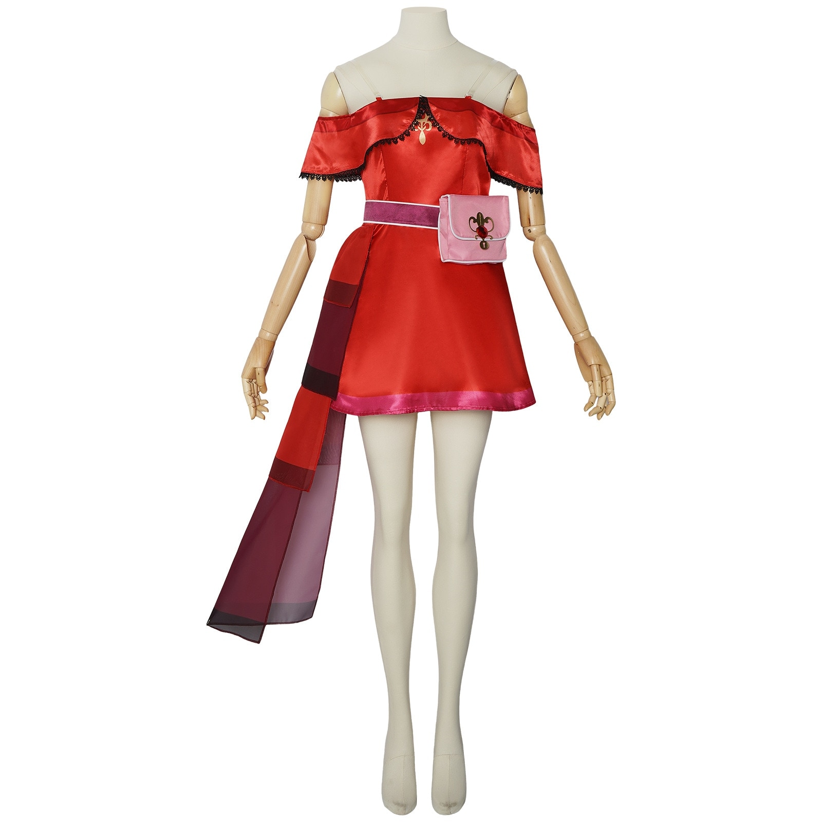 【迅速な出荷】精霊夢葉羅麗第二期娜服娜契約服ワンピースコスプレ服