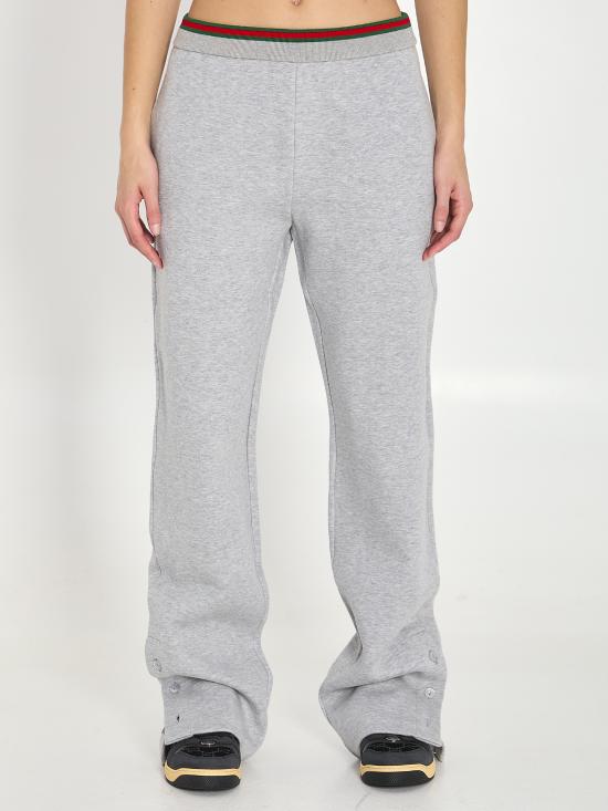 GUCCI Women Straight Pants 853424 GREY