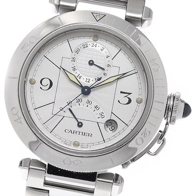 カルティエ CARTIER W31037H3 パシャ38ｍｍ GMT パワーリザーブ デイト 自動巻き メンズ 良品 _963151【中古】 216,950円