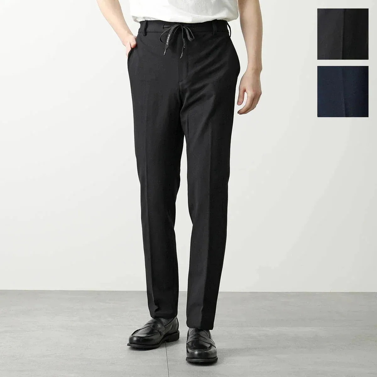 CIRCOLO 1901 チルコロ イージーパンツ CN4250 メンズ スラックスパンツ コットンジャージー ストレッチ テーパード 鹿の子 セットアップ可能 18,606円