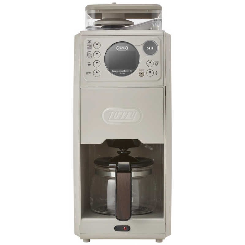 ラドンナ　全自動ミル付カスタムドリップコーヒーメーカー Toffy ［全自動 /ミル付き］　K-CM9-GE