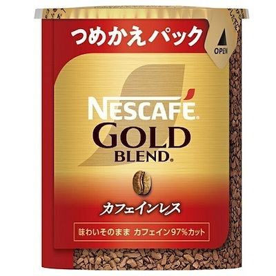 他サイト： 【目玉商品】飲料 コーヒー飲料 ネスカフェ ゴールドブレンド カフェインレス エコ&システムパック 60g ネスカフェの商品画像