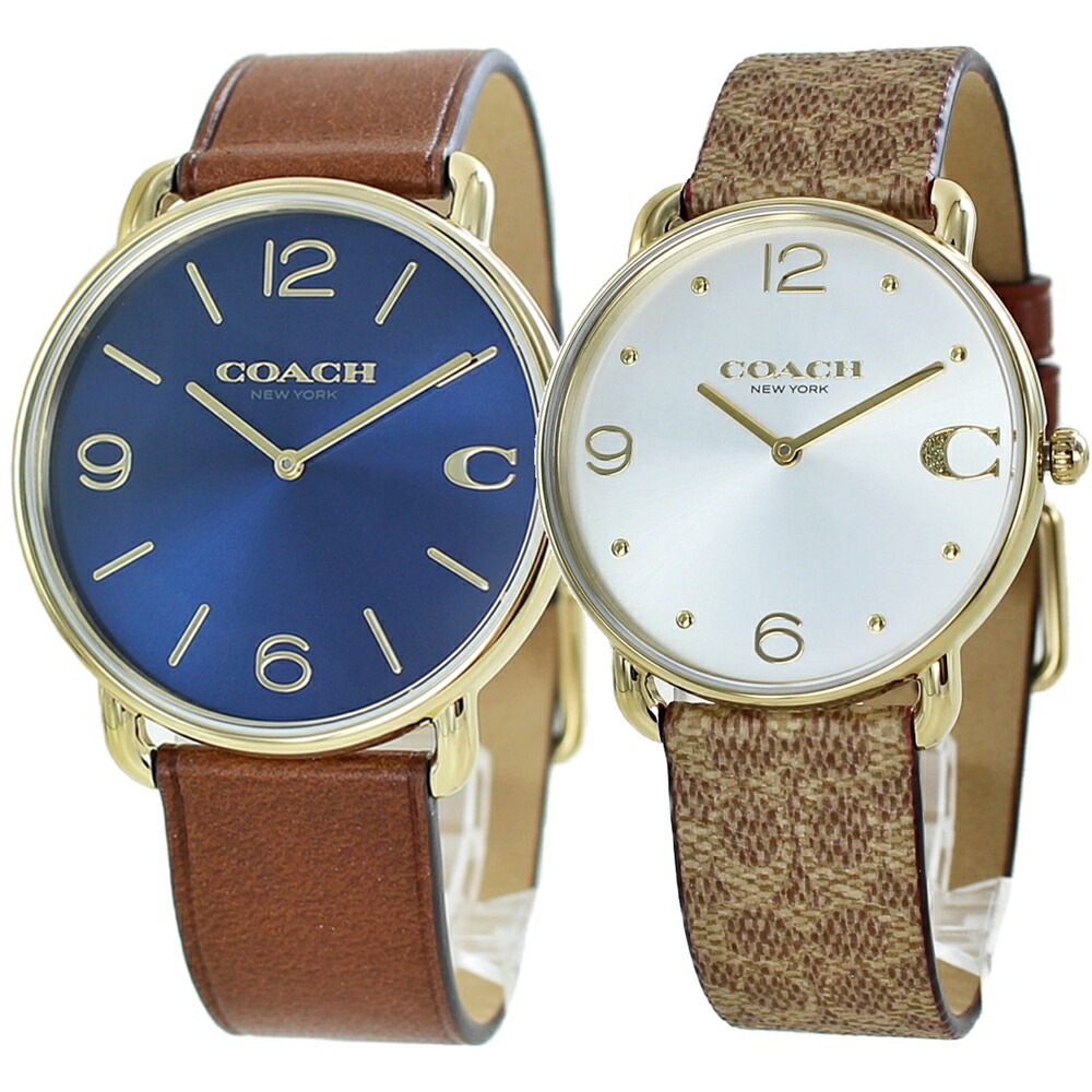 ペアウォッチ おしゃれ コーチ ペア腕時計 夫婦 両親 カップル ブランド 時計 シンプル 革ベルト結婚祝い 誕生日 結婚記念日 ペアギフト 1460264414504205